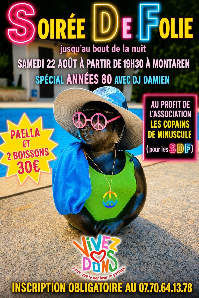 Soirée de folie – Spécial années 80 à Montaren