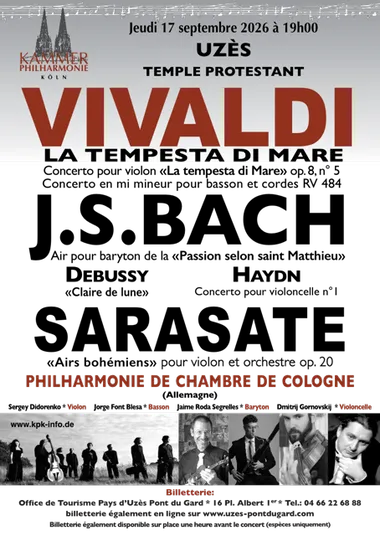 Concert de musique classique – Philharmonie de chambre de Cologne