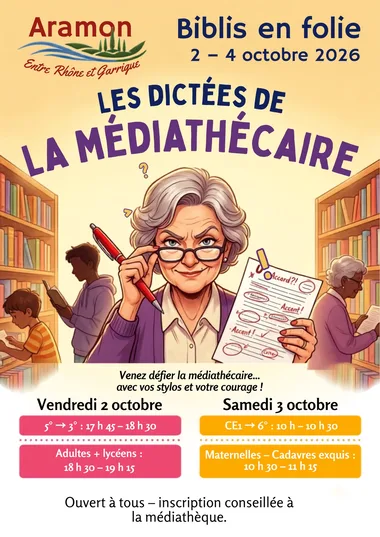 Les dictées de la médiathécaire