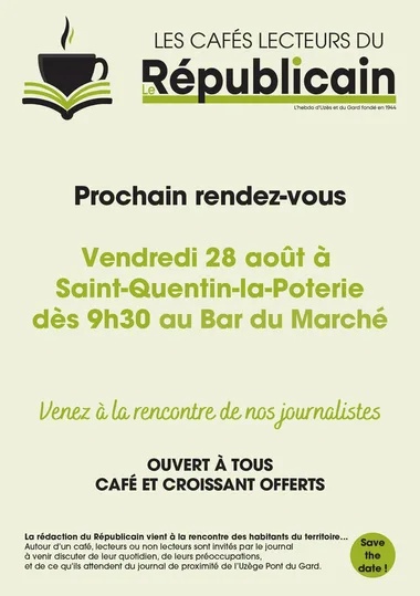 Les cafés lecteurs du Républicain