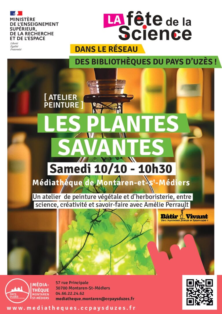 Atelier les plantes savantes