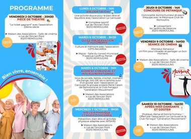 Moment convivial et intergénérationnel – La semaine bleue