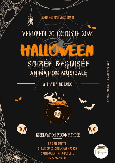 Halloween à la Guinguette
