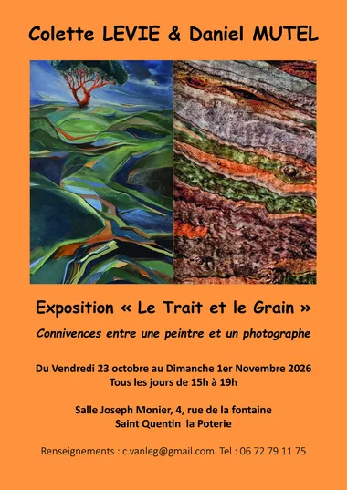 Exposition peinture et photo – Le trait et le grain