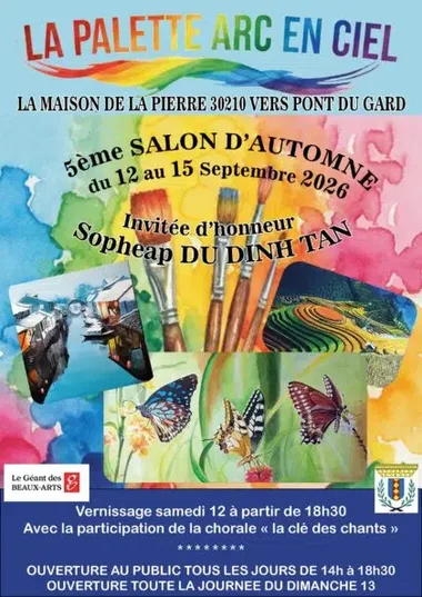 5ème Salon d&rsquo;Automne La Palette Arc-en-ciel