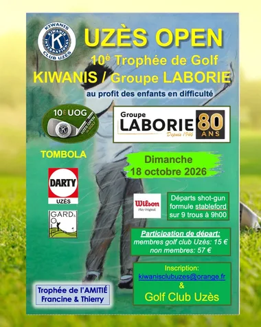 10ème Trophée de Golf Kiwanis – Uzès Open