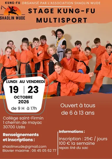 Stage de Kung Fu