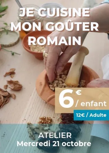 Atelier – Je fabrique mon goûter romain