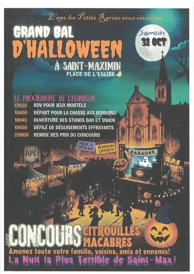 Halloween de l&rsquo;APE Les Petits Racine