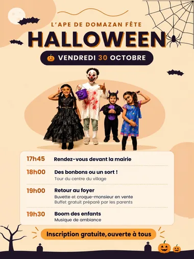 Halloween de l&rsquo;APE de Domazan