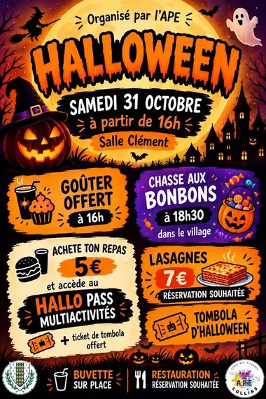 Soirée Halloween de l&rsquo;APE