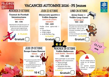 Découverte sportive et veillée surprise Ados