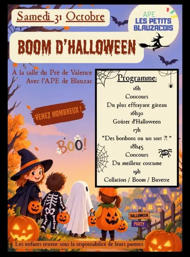 Boom d&rsquo;Hallowen